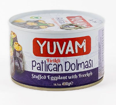 YUVAM 400 GR STUFFED EGGPLANT WITH FRIKISH*12