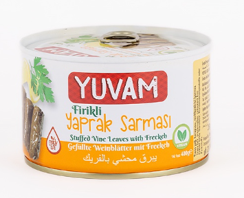 YUVAM 400 GR LEAVES STUFFED WITH FRIK *12