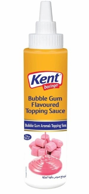 KENT BORİNGER 750 GR TOPPING SAUCE BUBBLE GUM FLAVOR*12