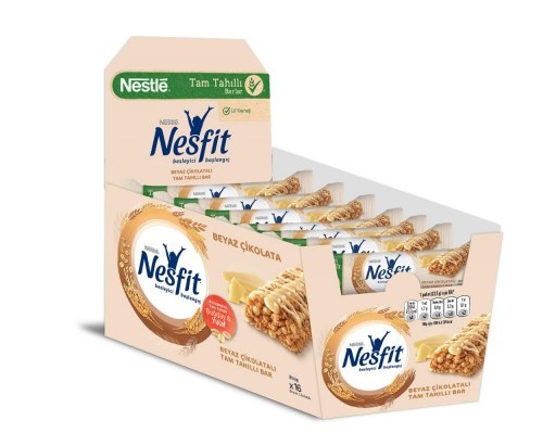 NESTLE NESFIT BAR WHITE CHOCOLATE 22,50 GR*16