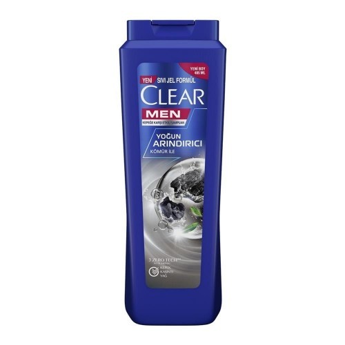 CLEAR 350 ML SHAMPOO INTENSIVE PURIFYING COAL (MEN)*5
