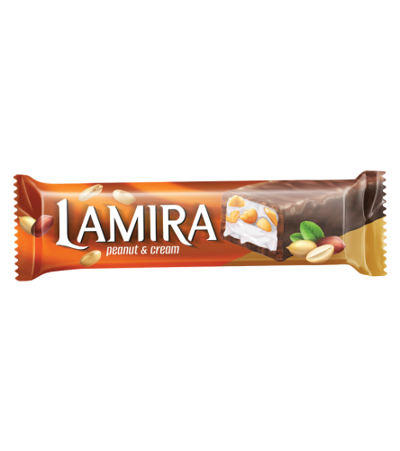 LAMİRA 20 GR BAR CHIC. ORANGE WITH PEANUTS & CREAM*24
