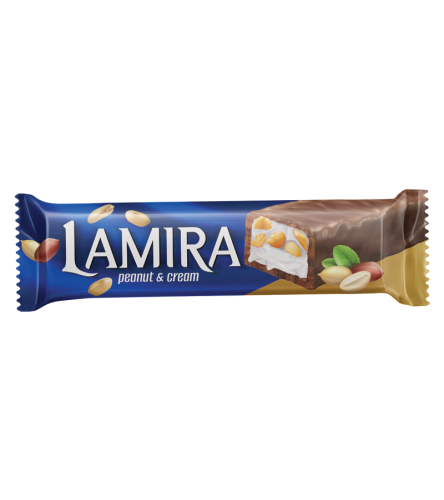 LAMİRA 20 GR BAR CHIC. WITH PISTACHIO & CREAM BLUE*24