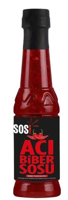 SOSİ PIECES PEPPER HOT SAUCE 350 ML*12