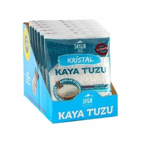 SAYGIN ROCK SALT BAGS TABLE GRINDING BOX 500 GR*14