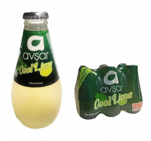 AVŞAR FRUIT SODA 200 ML COOL LIME*24