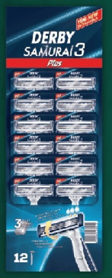 DERBY SAMURAI 3 PLUS CARD 12 PCS*1