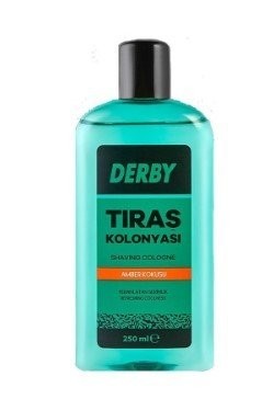 DERBY SHAVE COLOGNE 250 ML AMBER SCENT*12