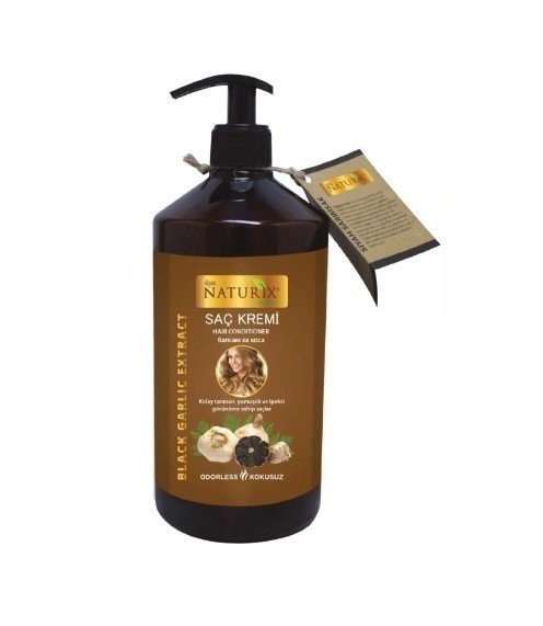 NATURIX HAIR CREAM 500 ML BLACK GARLIC*12