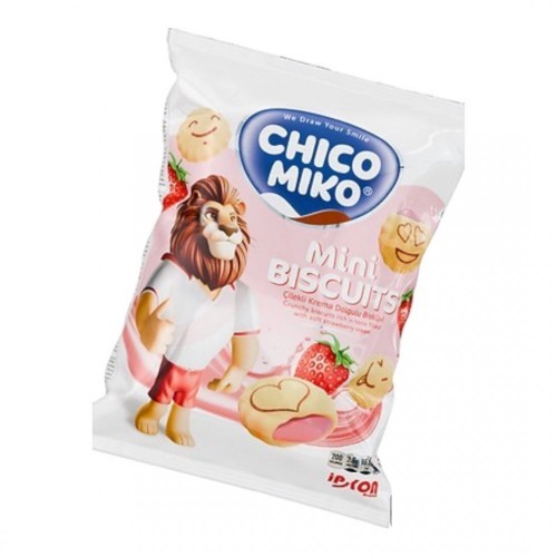 CHICO MIKO 17 GR MINI BISCUITS STRAWBERRY*24