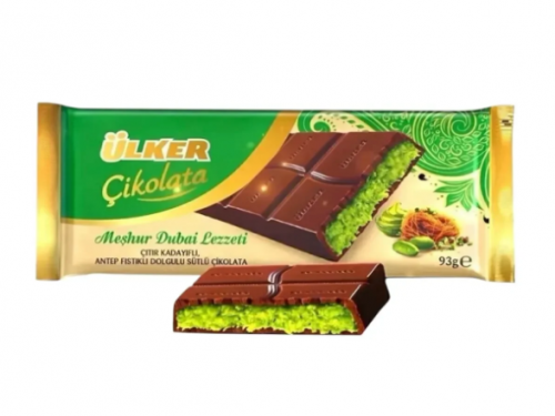 ÜLKER (1437-02) DUBAI FLAVOR WITH CHOCOLATE KADAIF 93GR*6