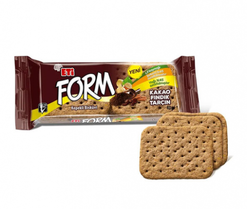 ETİ (7273124) FORM COCOA HAZELNUT BRAN Wheat 40GR*24