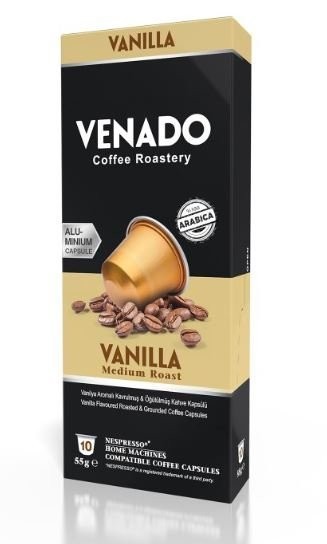 VENADO CAPSULE COFFEE VANILLA MEDIUM ROASTED BOX 55GR*40
