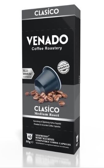 VENADO CAPSULE COFFEE CLASSICO MEDIUM ROASTED BOX 55 GR * 40