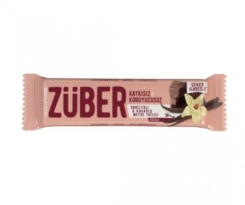 ZÜBER 40 GR FRUIT BAR WITH VANILLA AND COCOA*12