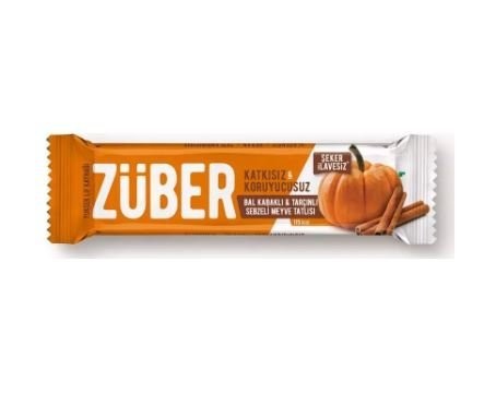 ZÜBER 35 GR VEGETABLE BAR PUMPKIN CINNAMON VEGETABLE FRUIT FLAVOR*12