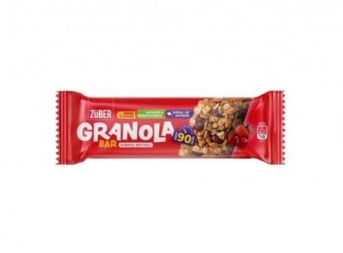 ZÜBER GRANOLA BAR 25 GR FOREST FRUIT*15