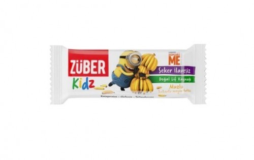 ZÜBER KIDZ BAR 30 GR BANANA COCOA FRUIT DESSERT*16