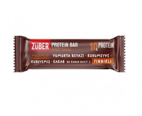 ZÜBER GLUTEN-FREE PROTEIN BAR 40 GR WITH HAZELNUT*12