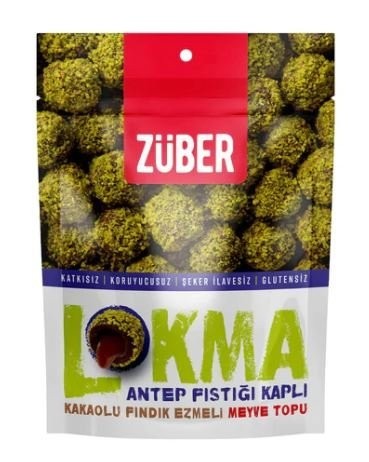 ZÜBER LOKMA 96 GR PISTACHIO COATED*12