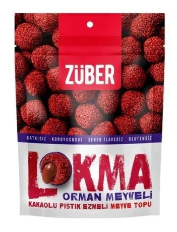 ZÜBER LOKMA 96 GR WITH FOREST FRUIT AND PEANUT BUTTER *12