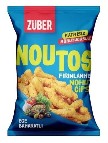 ZÜBER CHICKPEA CHIPS 55 GR WITH AEGEAN SPICY*15