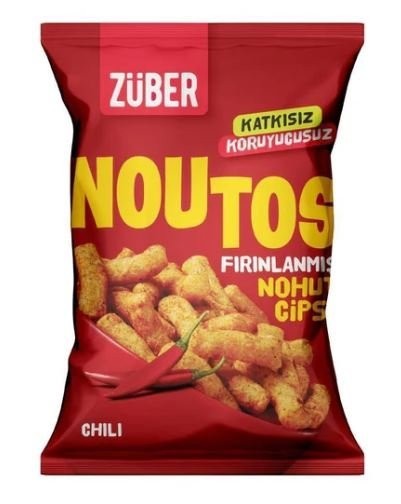 ZÜBER CHICKPEA CHIPS 55 GR CHILI SPICY*15
