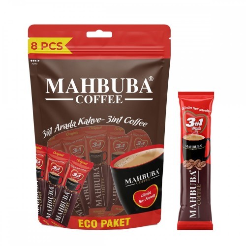 MAHBUBA COFFEE 3+1 IN 18 GR 8 Pcs*30