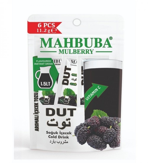 MAHBUBA MULBERRY DRINK POWDER 67.20 GR 6 PCS *96