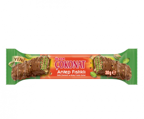 ÜLKER (737-07) ÇOKONAT WITH PISTACHIO 30GR*24