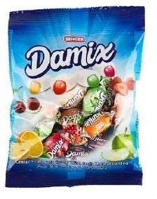 SENCER DAMIX 90 GR FRUIT FILLED SOFT CANDY*24
