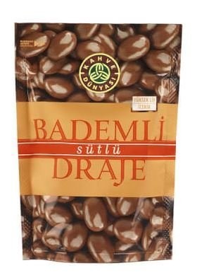 KAHVE DÜNYASI DRAGEE 60GR MILK ALMOND*12