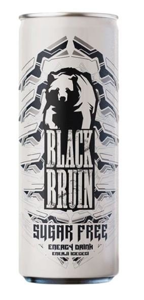 BLACK BRUIN ENERGY DRINK SUGAR FREE 250 ML*24