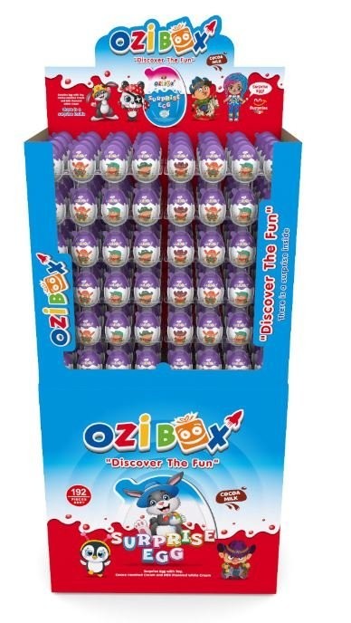 OZIBOX STAND COWBOY BROTHERS 20 GR SURPRISE EGG CHOCOLATE *192