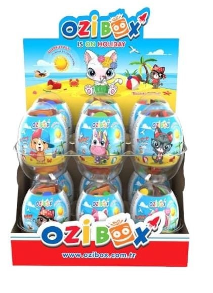 OZIBOX SURPRISE EGG CRYSTAL FUNNY BEACH*12