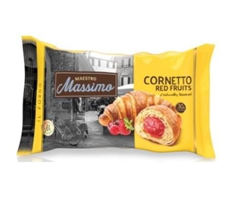 MASSİMO 45 GR CROISSANT WITH RED FRUIT*20