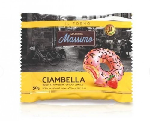 MASSIMO 45 GR DONUT CAKE WITH STRAWBERRY*24