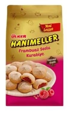 ÜLKER (1163-49)HANIMELLER 150GR RASPBERRY BAG *12
