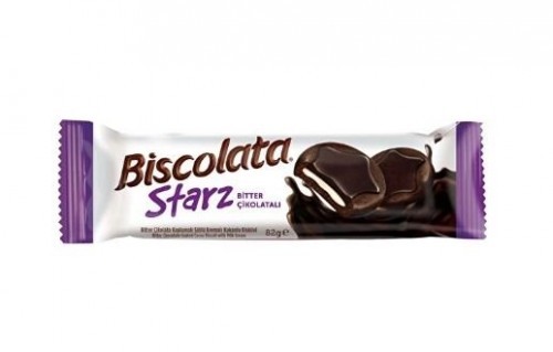 ŞÖLEN BISCOLATA STARZ DARK 82 GR*24