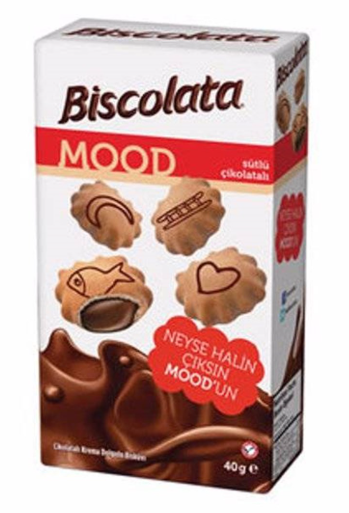 ŞÖLEN BISCOLATA MOOD CHOCOLATE 40 GR*12