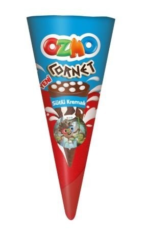 ŞÖLEN OZMO MILK CORNET 25GR*24