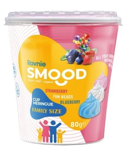 ROVNIE SMOOD 80 GR FAMILY SIZE MERINGUE*18