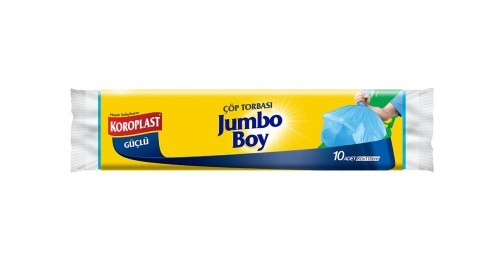KOROPLAST STRONG GARBAGE BAG JUMBO*12 (BLUE)