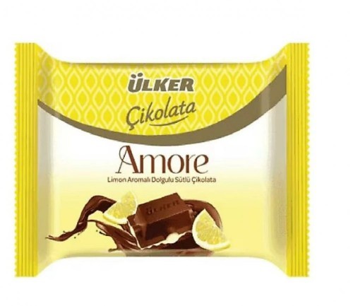 ÜLKER (1422-06) SQUARE CHOCOLATE LEMON FLAVOURED 54GR*12