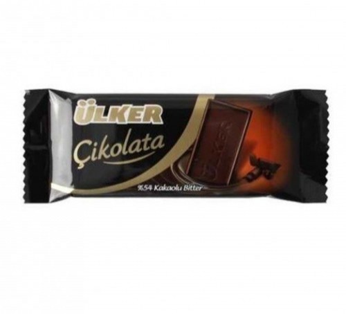 ÜLKER (1424-07) CHOCOLATE FİLLED WİTH DARK CHOCOLATE 6.6GR*24