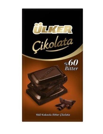 ÜLKER (1577-07) CHOCOLATE DARK TABLET 70GR*6