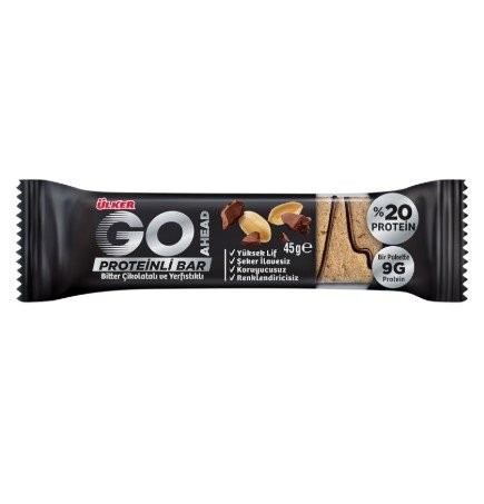 ÜLKER (1120-07)GO AHEAD PEANUT PROTEIN BAR 45GR*18