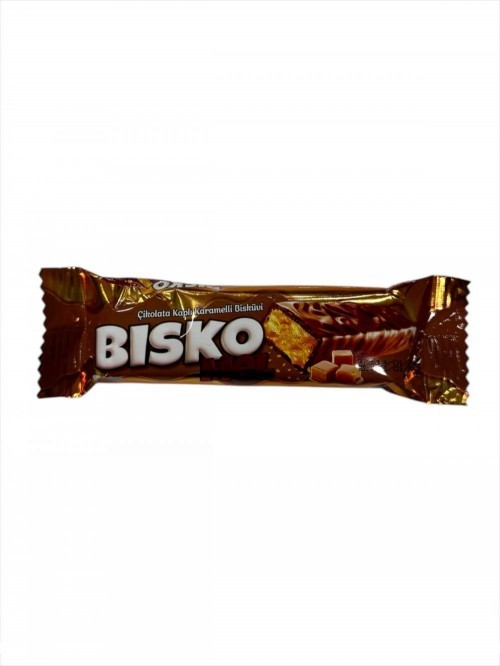 BISKO MEL CHOCOLATE COATED CARAMEL BISCUIT 40 GR*24