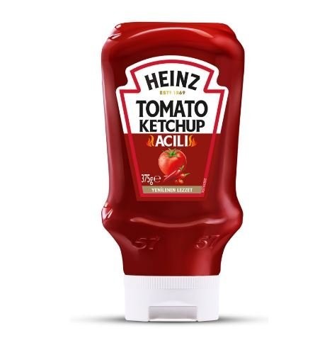 HEINZ KETCHUP 375 GR HOT*10