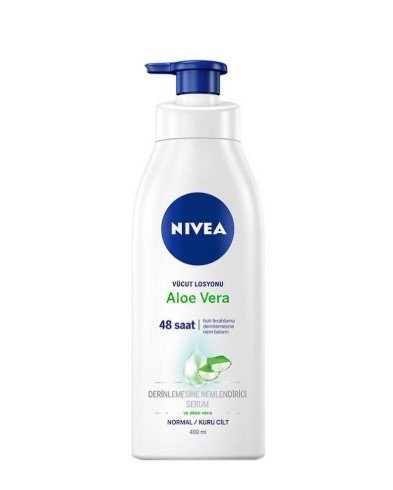NIVEA 400ML ALOE VERA PUMP LOTION*12